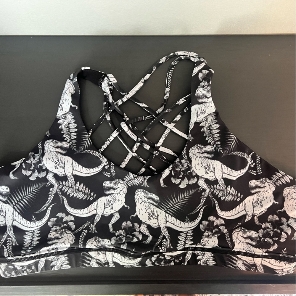 CVG Butterfly Back T-Rex Sports Bra XL *RARE*